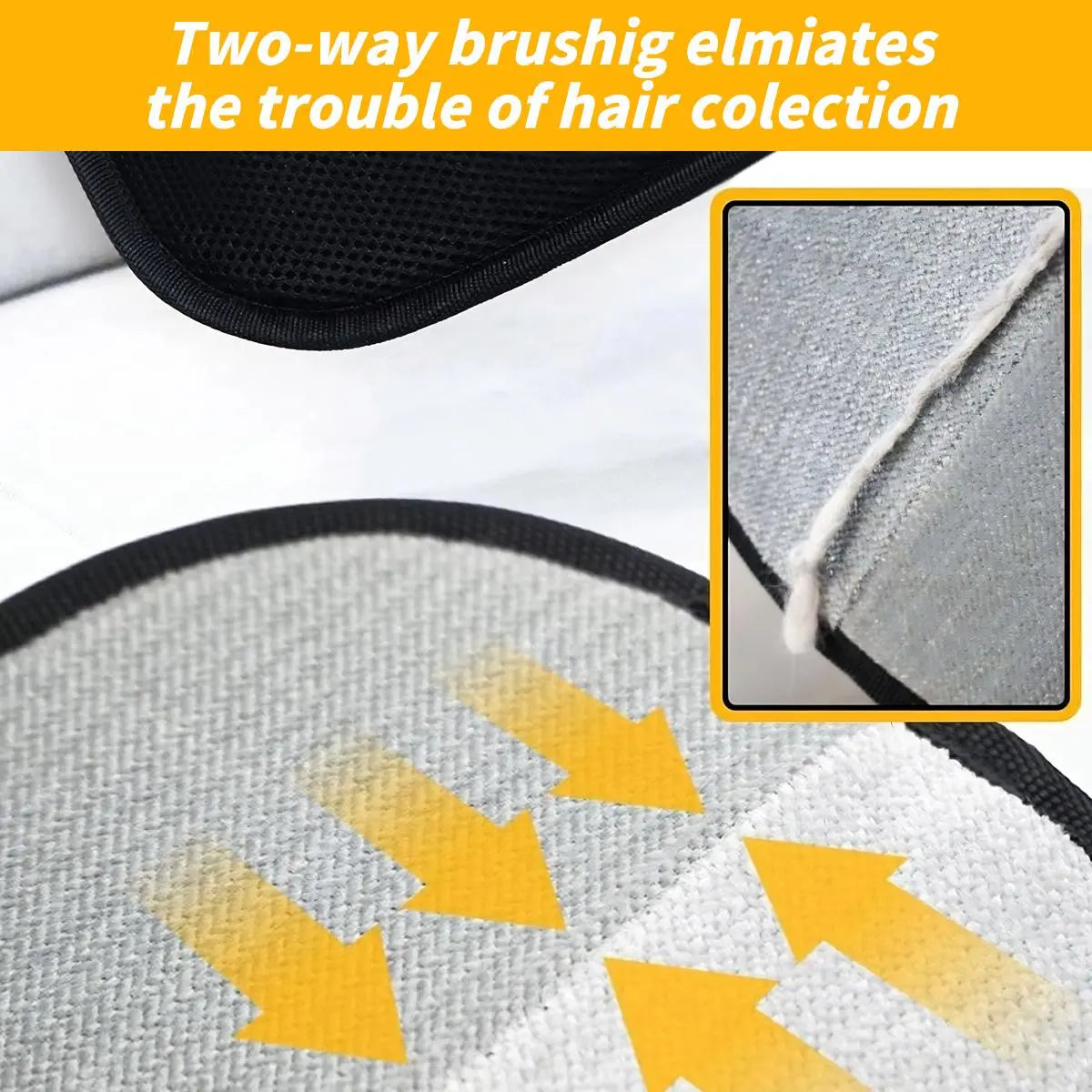 2025 Upgraded Electrostatic Pet Hair Cleaner Glove - Easy to Wear, Breathable Mesh Fabric, Elasticized Wrist Cuff Fur Removal Tool for Furniture, Reusable Alternative to Small & Large Animal Hair Mitts & Rollers